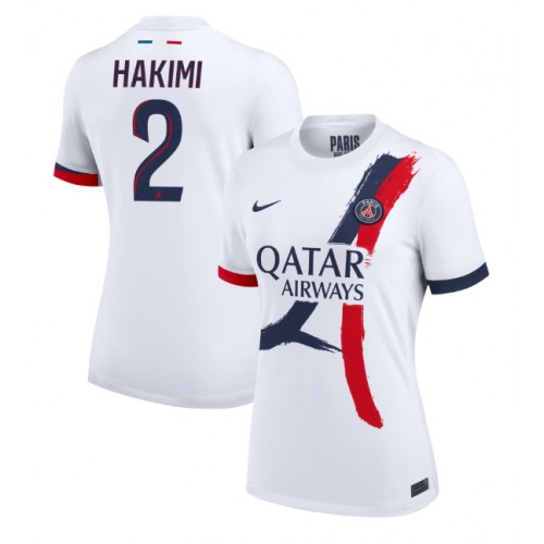 Paris Saint-Germain Achraf Hakimi #2 Gostujuci Dres za Ženska 2024-25 Kratak Rukav